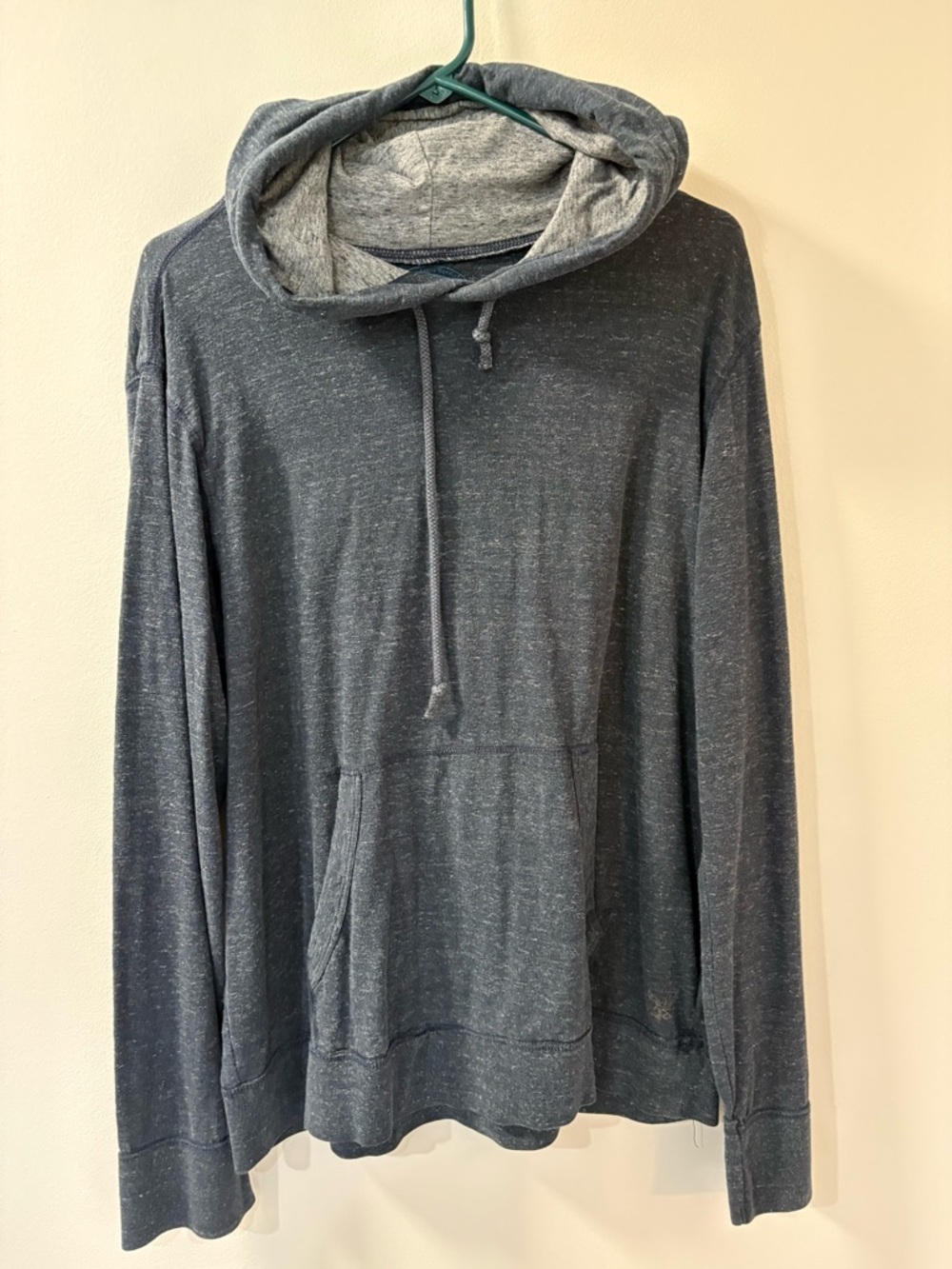 American Eagle Outfitters Men's Dark Heather Gray Pullover Hoodie